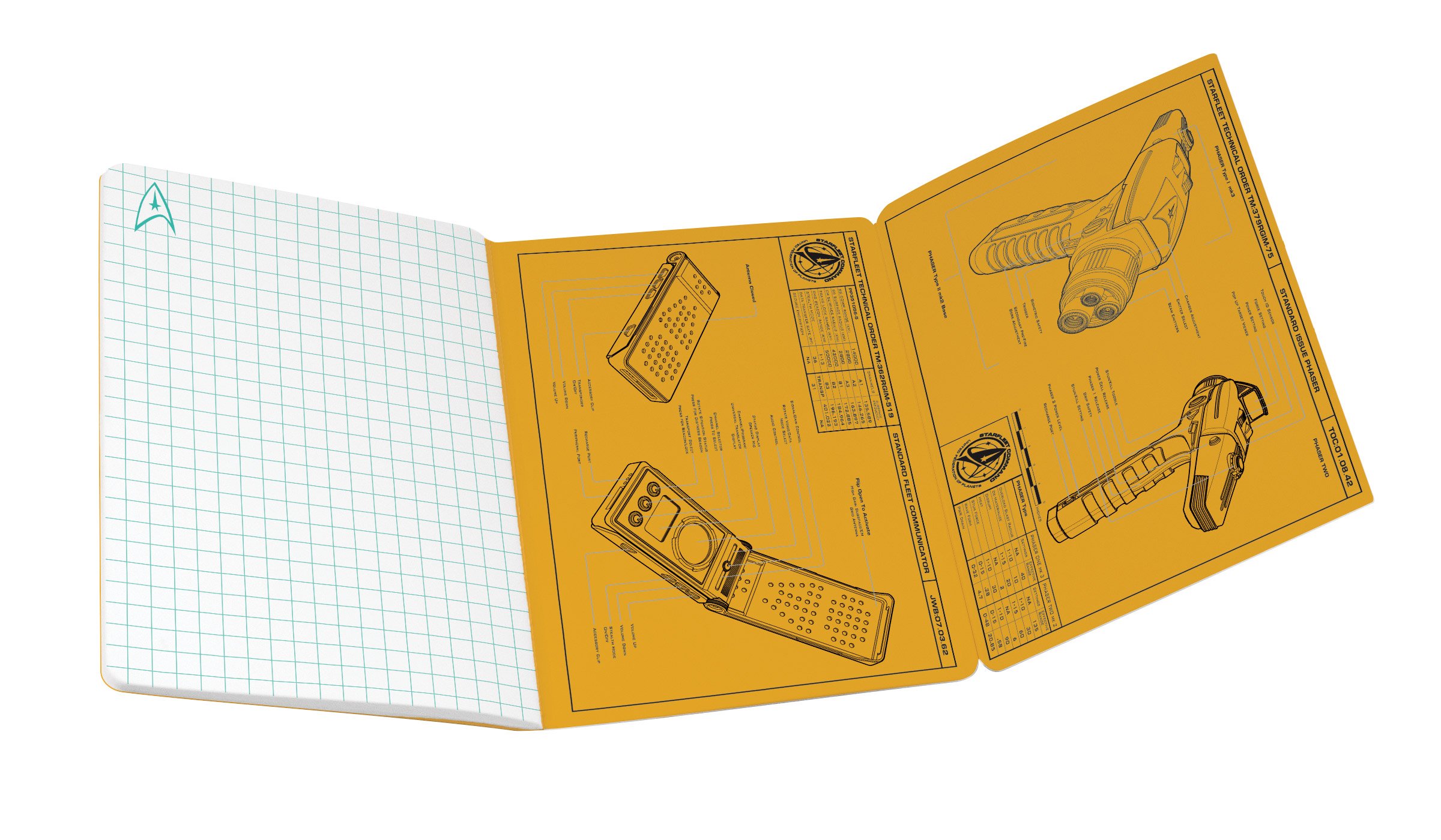 Star Trek : Starfleet Engineering Notebook - Skrivhäfte Mini med faktasidor - 4