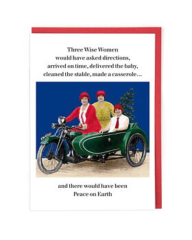 Photocaptions : Three wise Women - Kort med kuvert