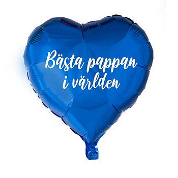 Ballong fars dag - "Bästa pappan i världen" 