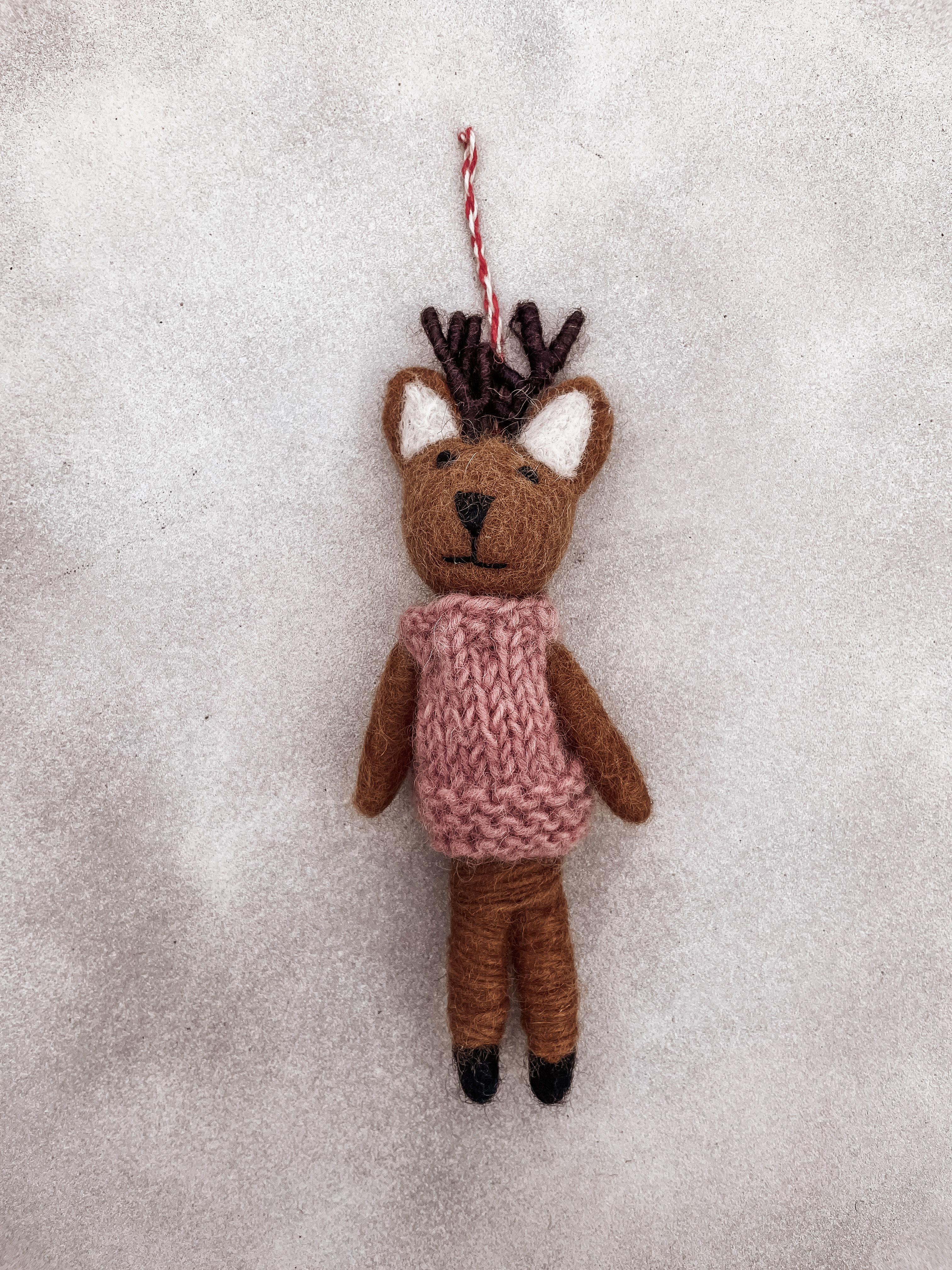 Afroart Tovat Djur  Deer Pink Slipover