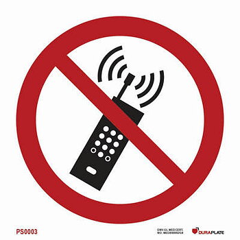 Förbudsskylt (PSS) "Telefonförbud" - IMPA 33.8510