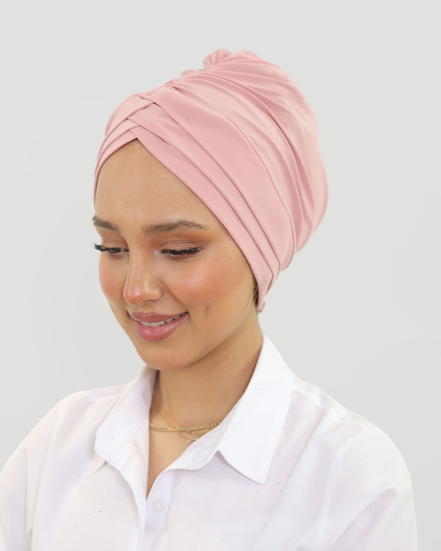 Turban - Xena - Powder Pink - 2