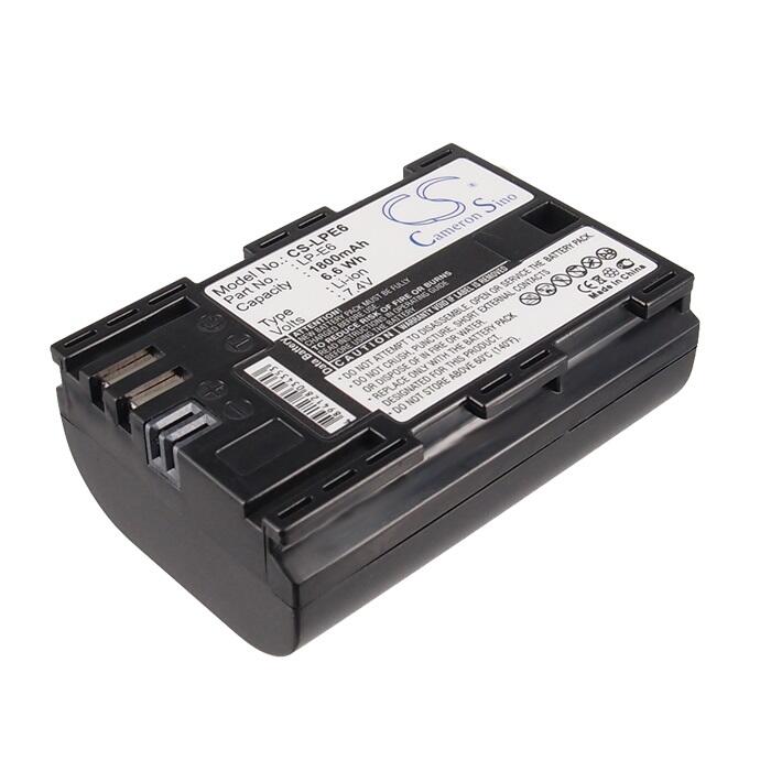 Batteri till Canon LP-E6 - 2