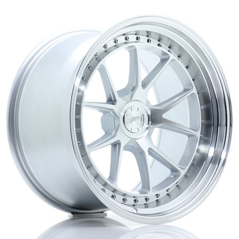 Japan Racing JR39 19x11 ET0-25 Custom Silver Machined Face