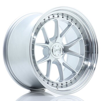 Japan Racing JR39 19x11 ET0-25 Custom Silver Machined Face