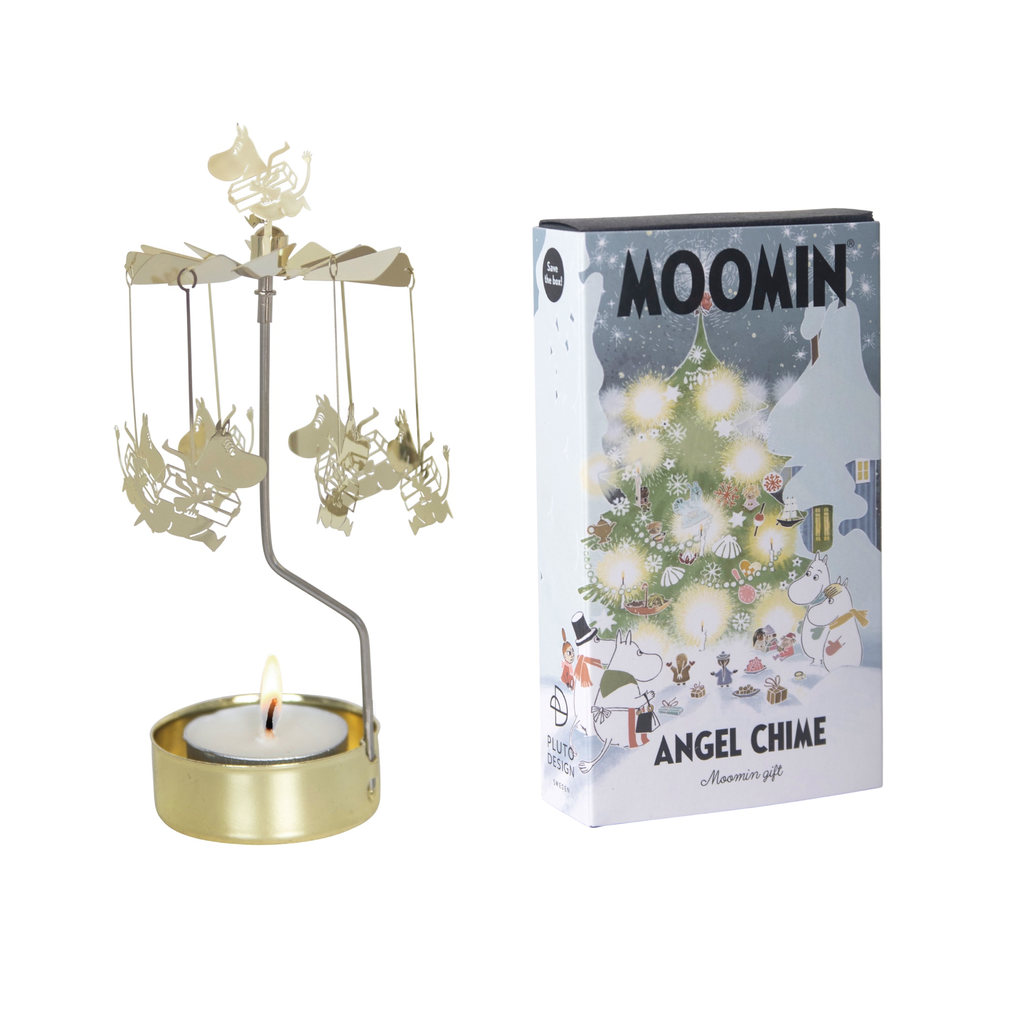 Mumin Änglaspel - Muminpresenter guld - 2
