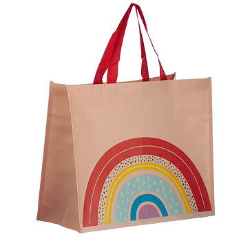 Väska, regnbåge (tillverkad av återvunna plastflaskor)