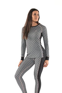 Termo Seaqual Jacquard - Underställströja Dam