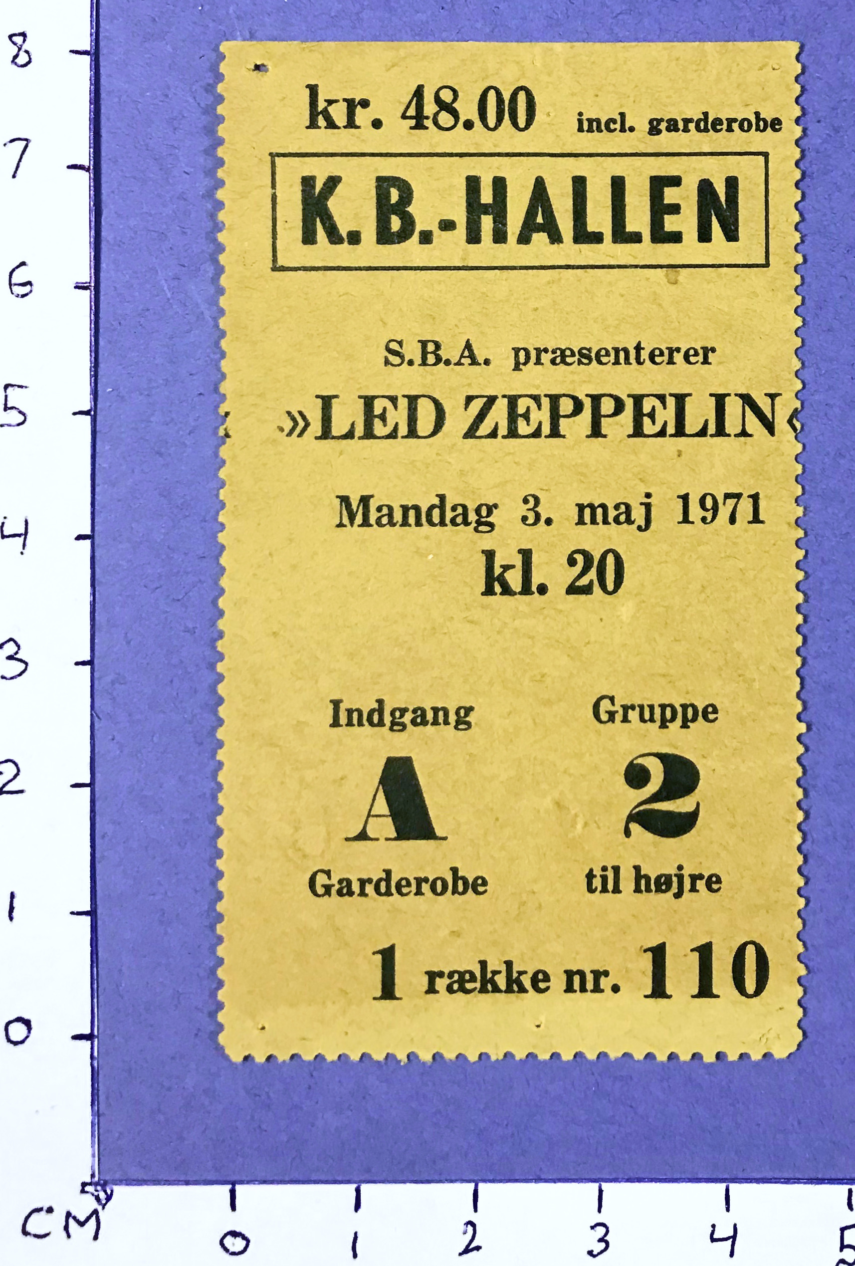 LED ZEPPELIN - Köpenhamn 1971