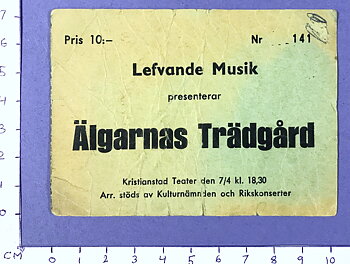ÄLGARNAS TRÄDGÅRD - Kristianstad, SWE (early 70's)