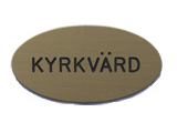 Rockmärke, 1 rad, magnet - valfri text