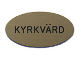 Rockmärke, 1 rad, magnet - valfri text