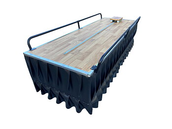 Kistvagn A:03, veckad klädsel