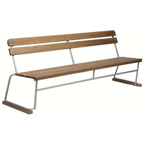 Parksoffa 5 Grythyttan 190 cm, oljad ek - 2