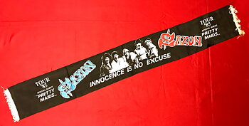 SAXON - Turnéhalsduk 1985 (1)