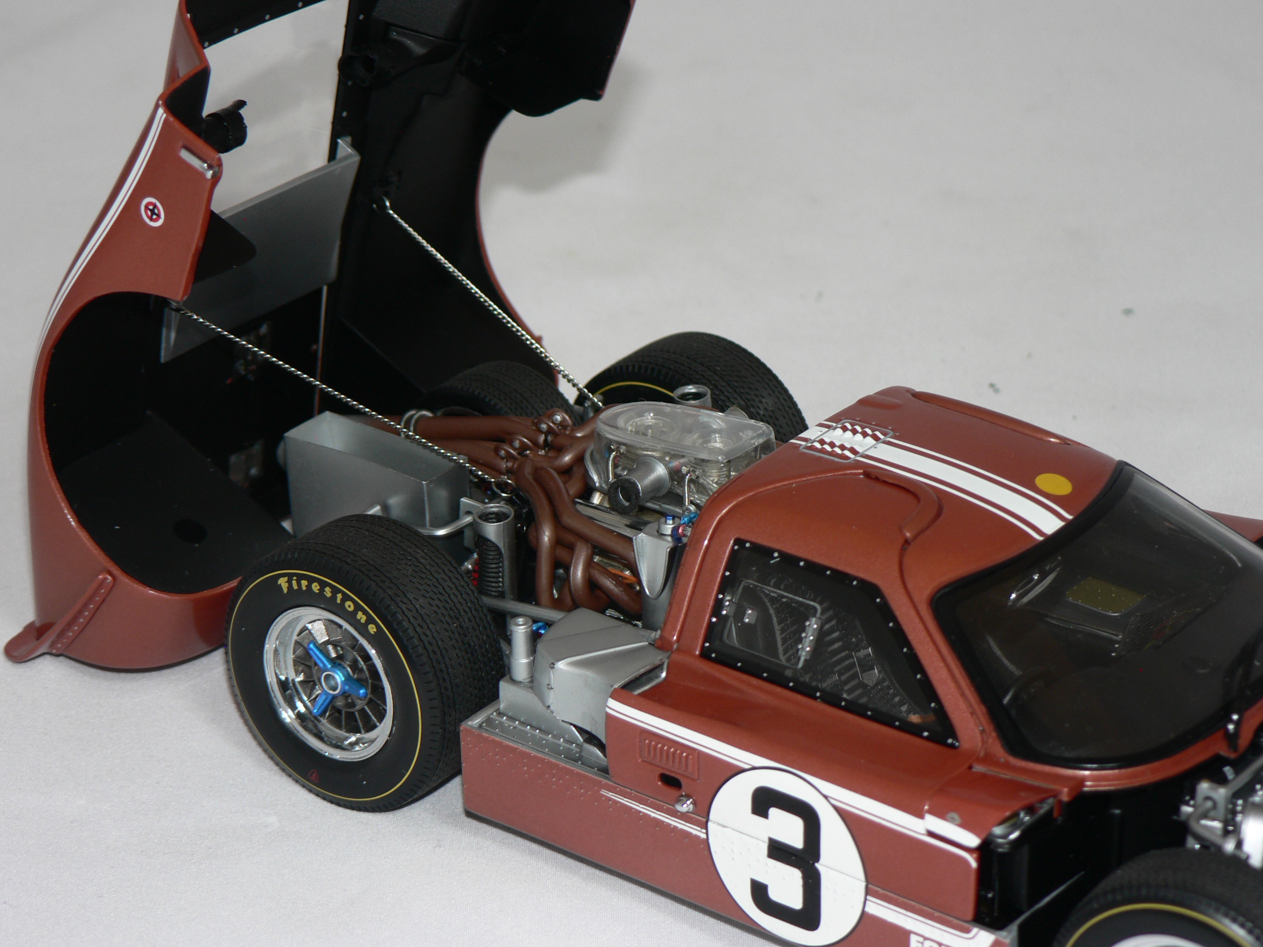 Ford GT40 Mk IV #3 (LE MANS 1967) M. ANDRETTI/L. BIANCHI  1:18  Exoto - 5