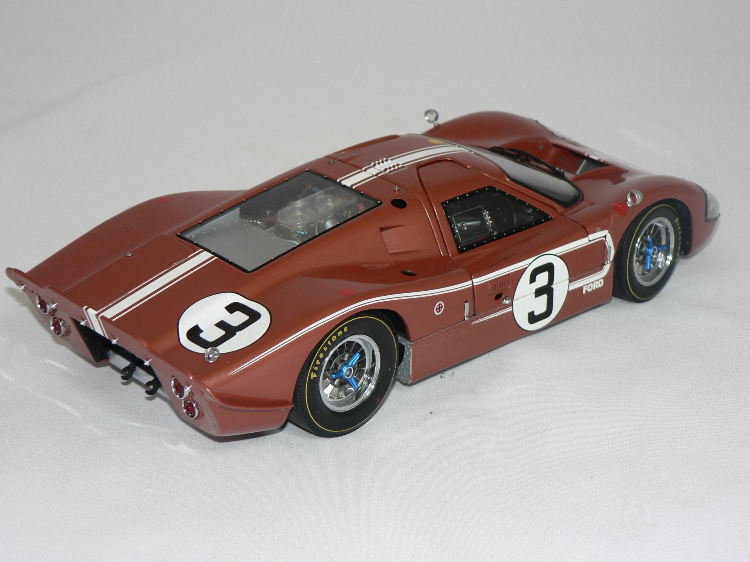 Ford GT40 Mk IV #3 (LE MANS 1967) M. ANDRETTI/L. BIANCHI  1:18  Exoto - 3