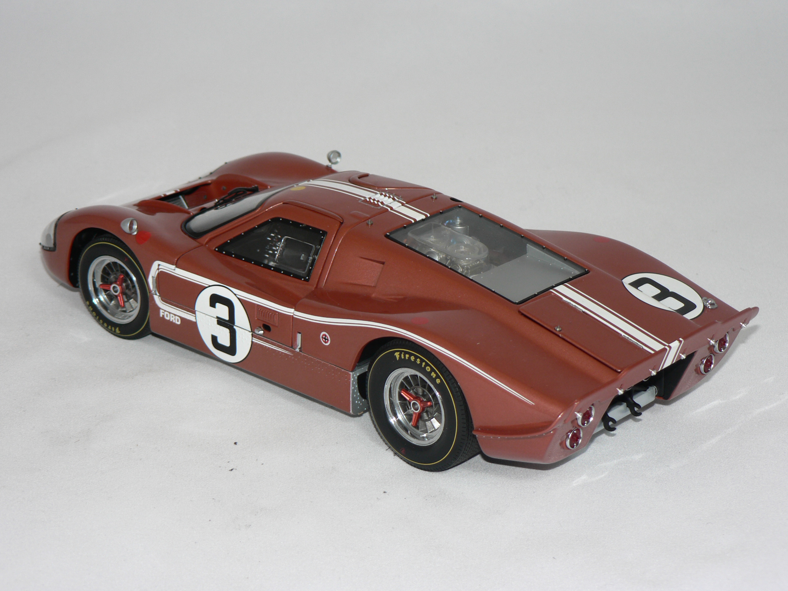 Ford GT40 Mk IV #3 (LE MANS 1967) M. ANDRETTI/L. BIANCHI  1:18  Exoto - 2