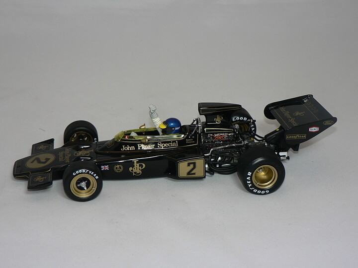 Lotus 72E  F1 JPS  #2 (WINNER GP ITALIEN 1973) R. PETERSON  1:18  Exoto
