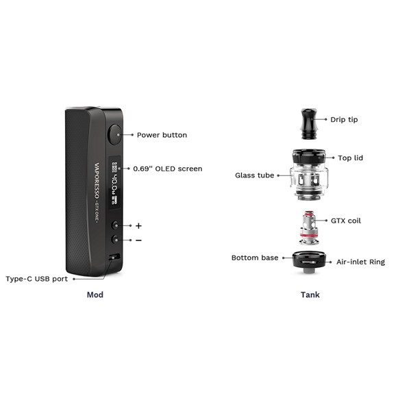Vaporesso GTX One Startpaket - 6