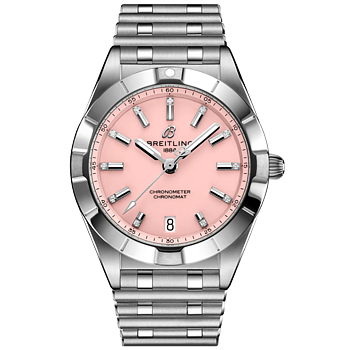 Breitling A77310101A3A1 Breitling Chronomat 32 rosa med diamant index