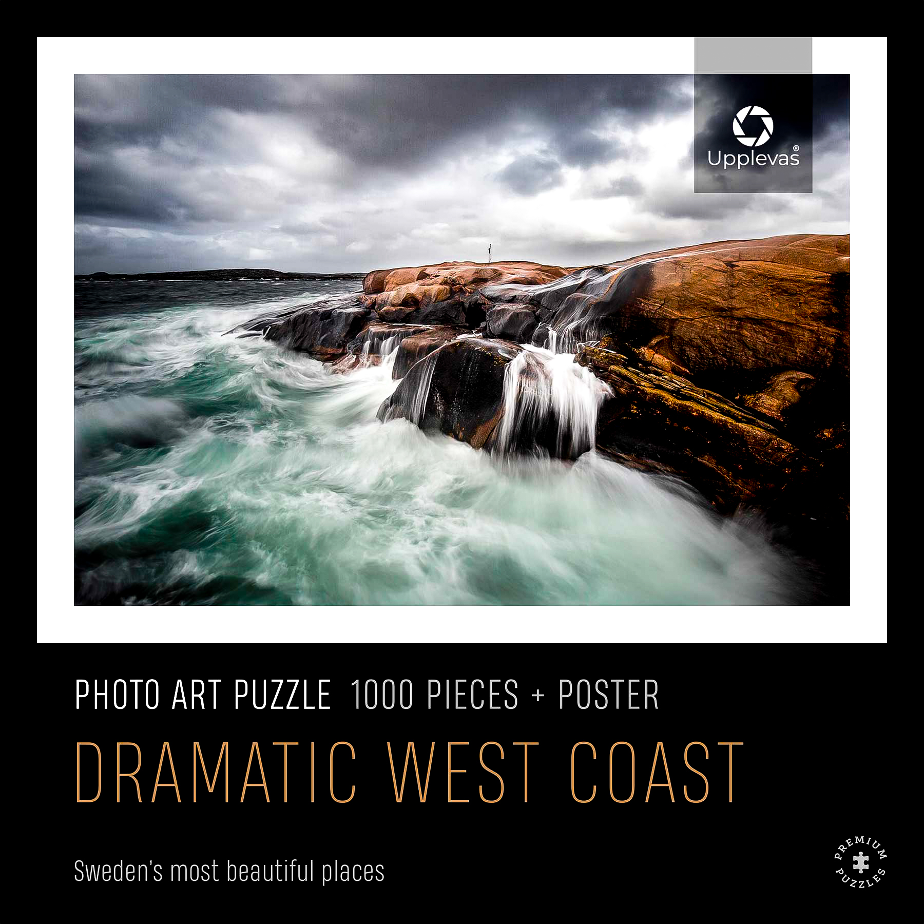 DRAMATIC WEST COAST - UPPLEVAS JIGSAW PUZZLE  1000 pieces - 6