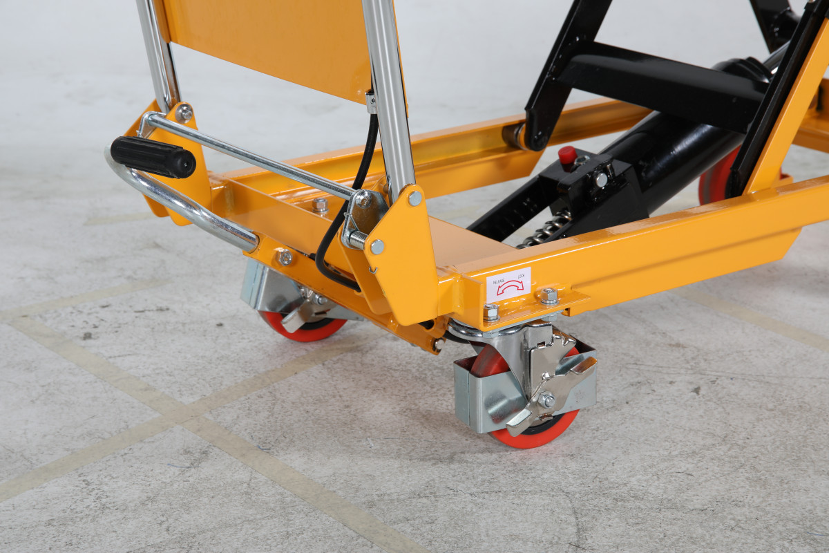 Mobilt lyftbord med fotpump 740x450mm / Maxlast: 150kg - 8