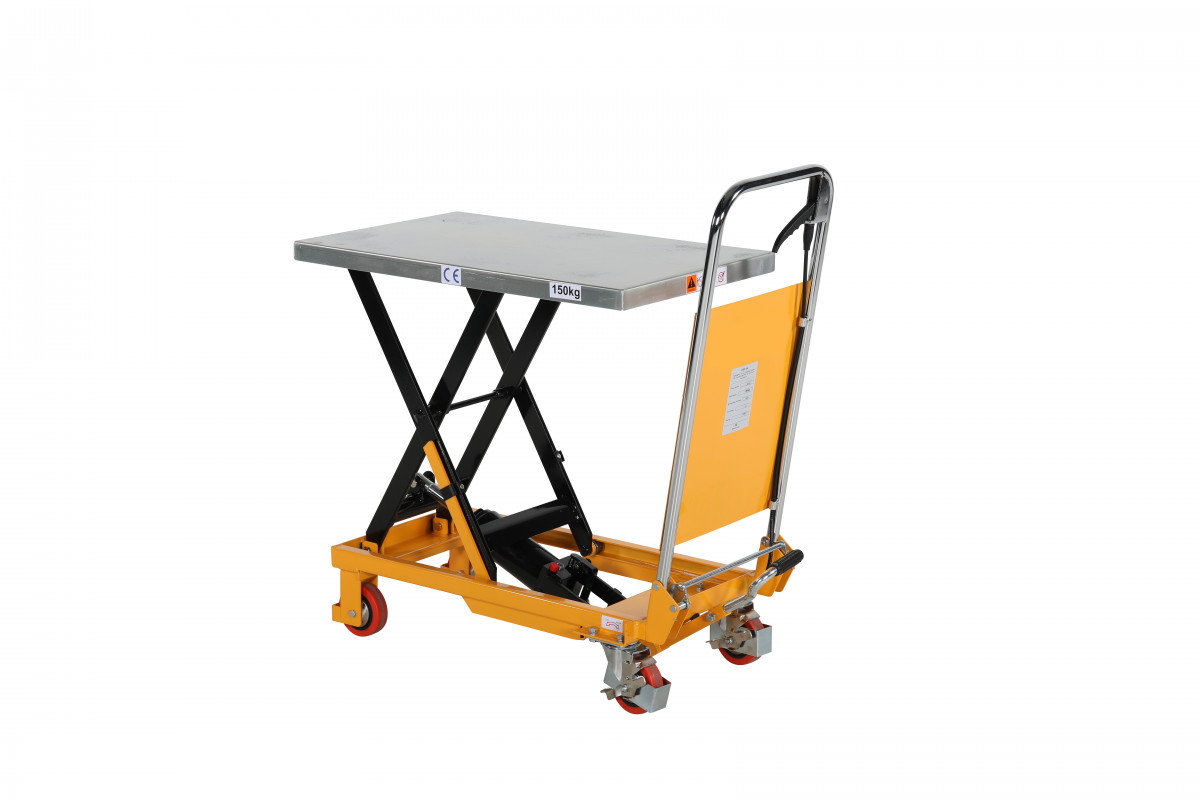Mobilt lyftbord med fotpump 740x450mm / Maxlast: 150kg - 4
