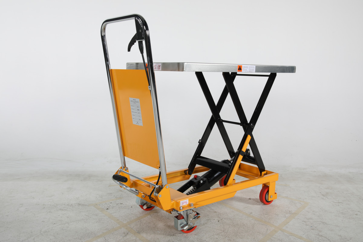 Mobilt lyftbord med fotpump 740x450mm / Maxlast: 150kg - 7