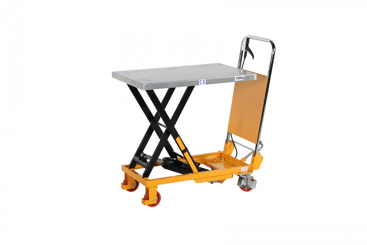 Mobilt lyftbord med fotpump 740x450mm / Maxlast: 150kg - 3