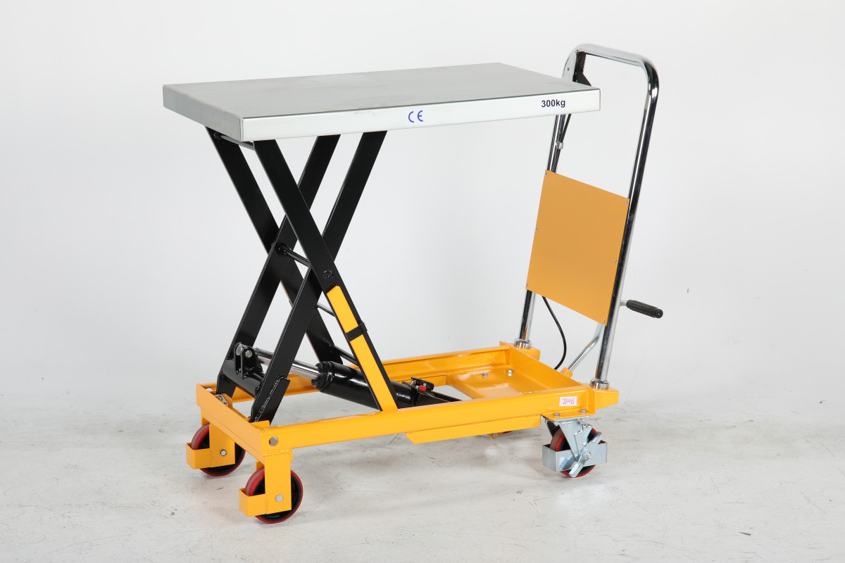 Mobilt lyftbord med fotpump 855x500mm / Maxlast: 300kg - 3