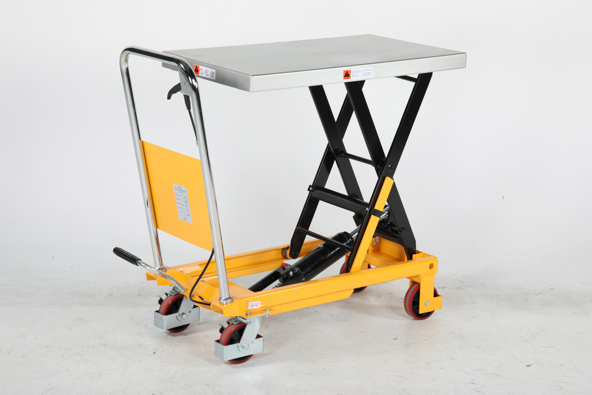 Mobilt lyftbord med fotpump 855x500mm / Maxlast: 300kg - 5