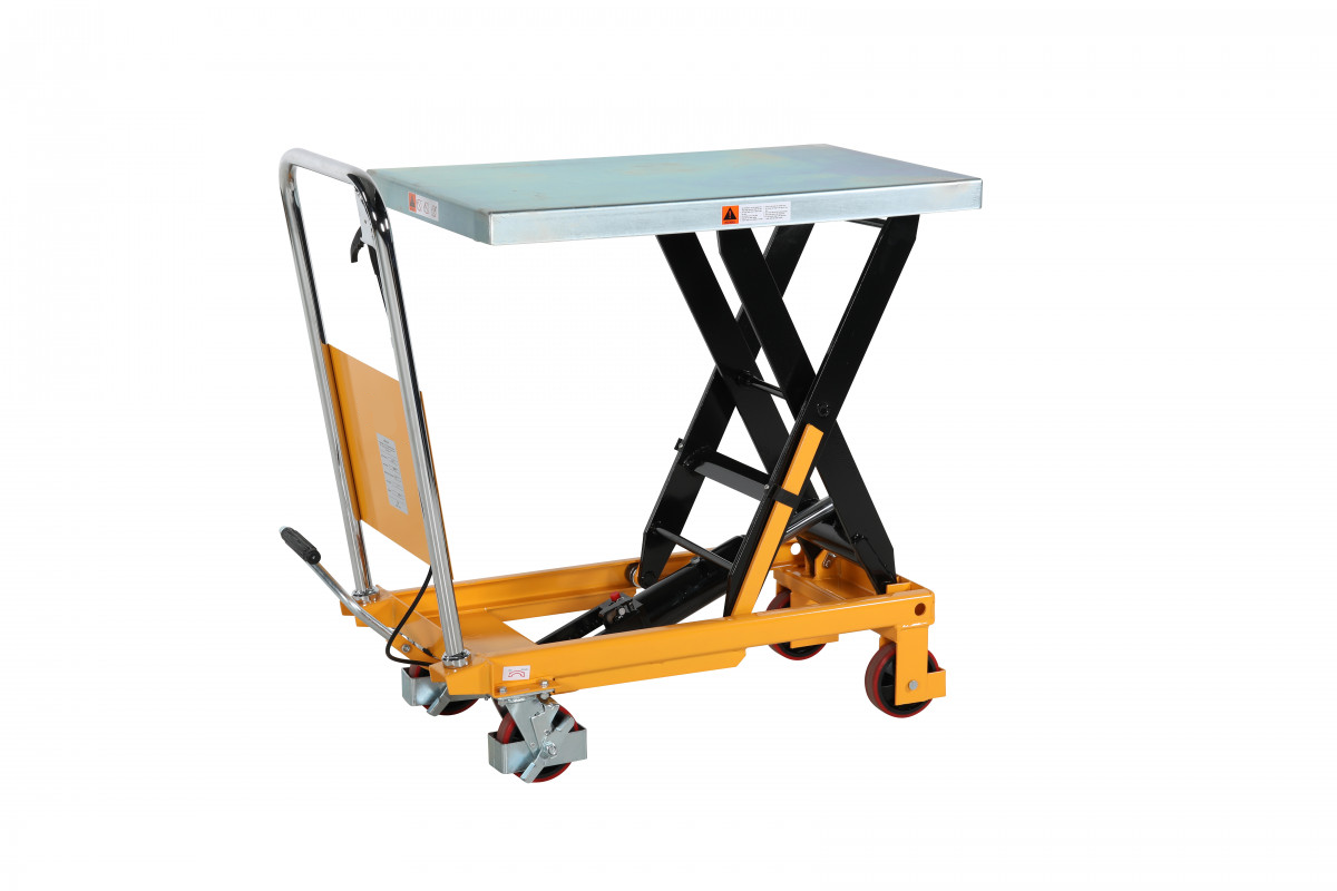 Mobilt lyftbord med fotpump 855x500mm / Maxlast: 500kg - 6