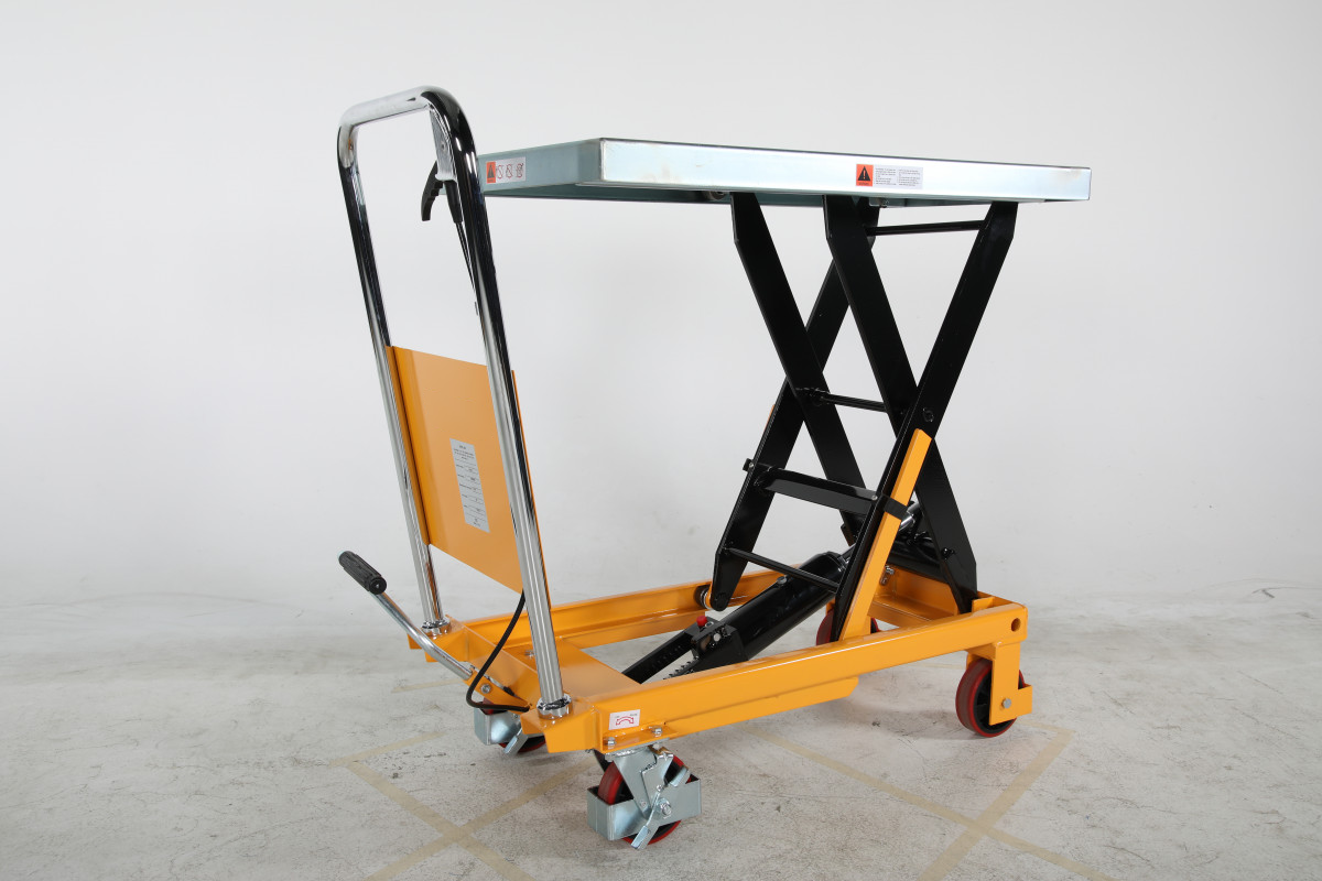 Mobilt lyftbord med fotpump 855x500mm / Maxlast: 500kg - 8