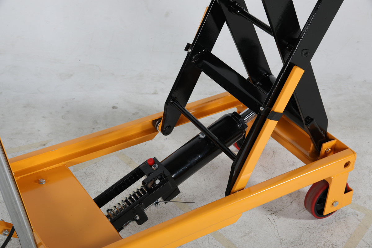 Mobilt lyftbord med fotpump 855x500mm / Maxlast: 500kg - 7
