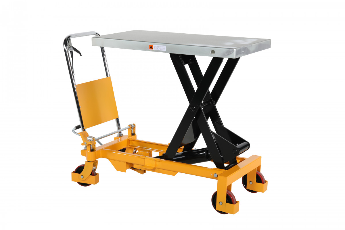 Mobilt lyftbord med fotpump 1000x510mm / Maxlast: 750kg