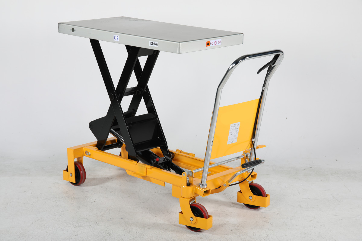 Mobilt lyftbord med fotpump 1016x515mm / Maxlast: 1000kg - 4
