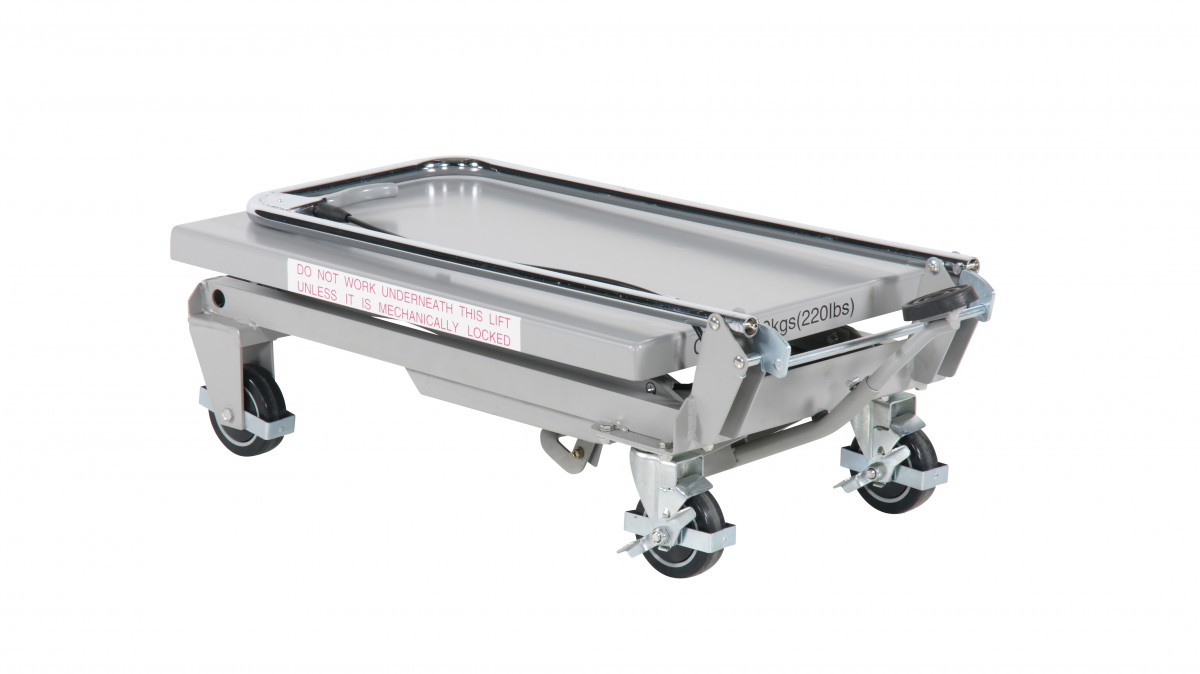 Mobilt lyftbord i aluminium 700x450mm / Maxlast: 100 kg - 3