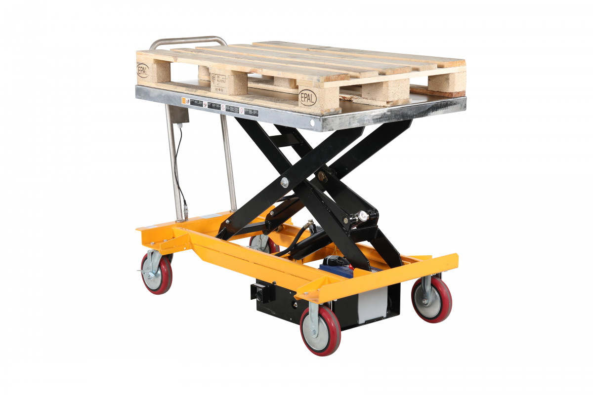 Elektriskt mobilt lyftbord 1200x800mm / Maxlast: 1000 kg - 4