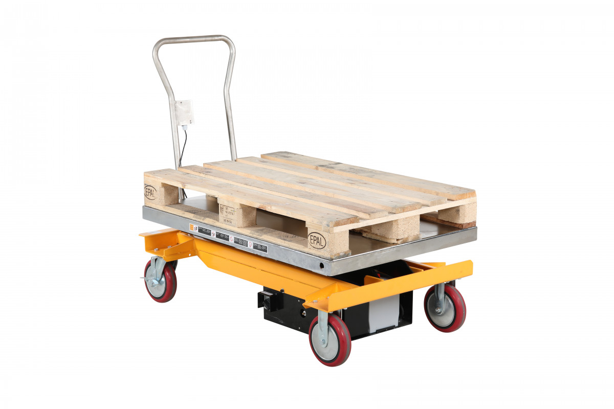 Elektriskt mobilt lyftbord 1200x800mm / Maxlast: 1000 kg - 3