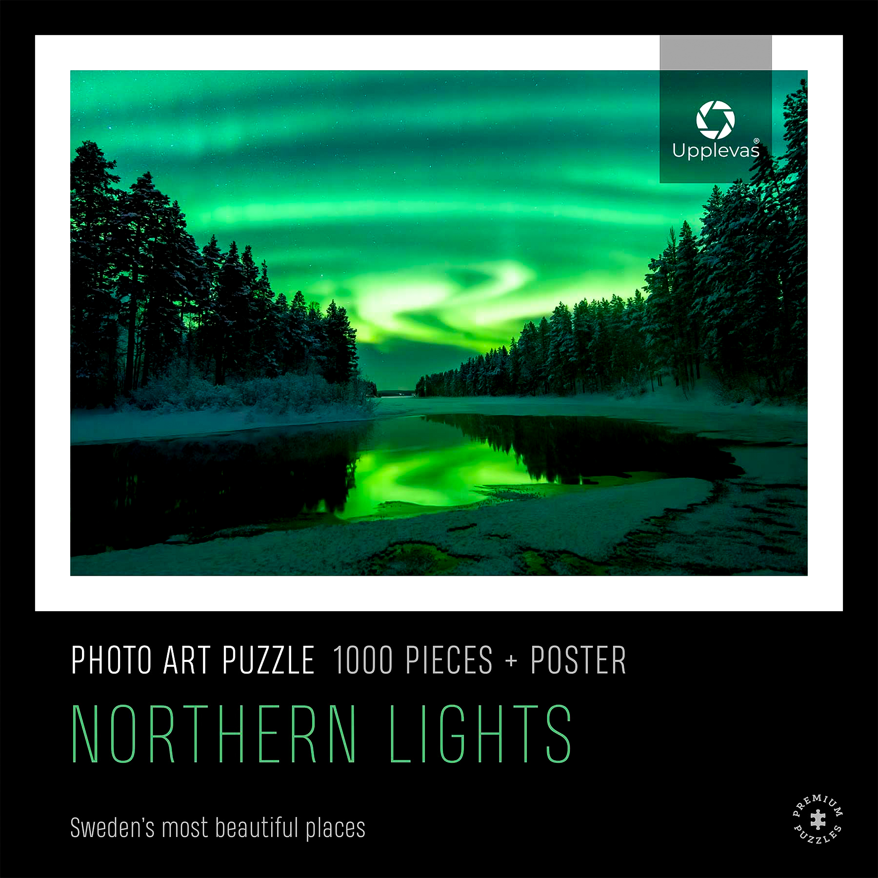 NORTHERN LIGHTS – UPPEVAS JIGSAW PUZZLE 1000 pieces - Upplevas