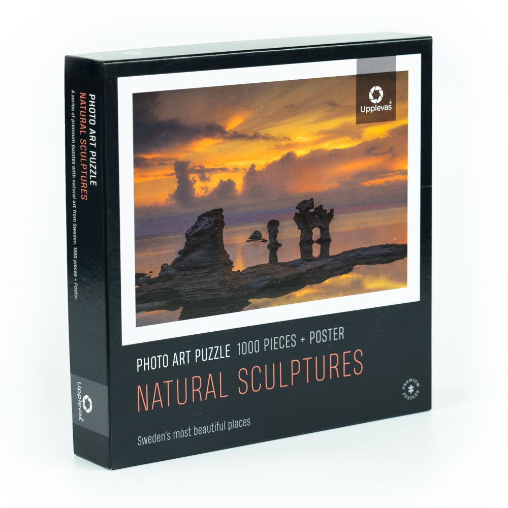NATURLIGA SKULPTURER, Gotland  – UPPLEVAS PUSSEL  1000 bitar
