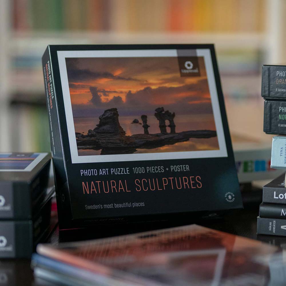 NATURLIGA SKULPTURER, Gotland  – UPPLEVAS PUSSEL  1000 bitar - 4