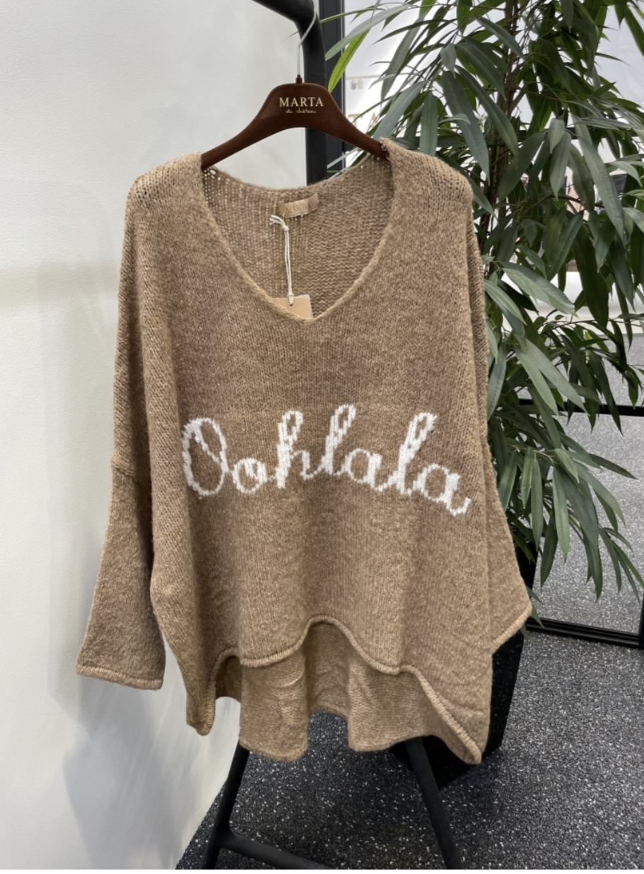 Oohlala Camelio Stickad tröja 