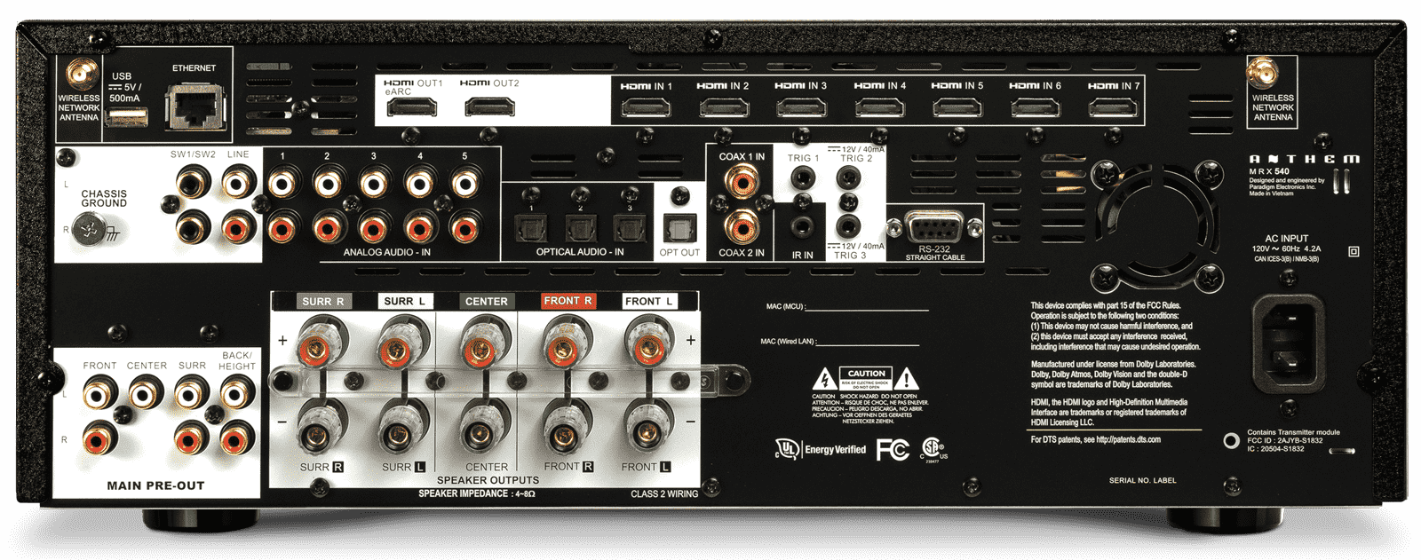 Anthem MRX 540 8K - 2