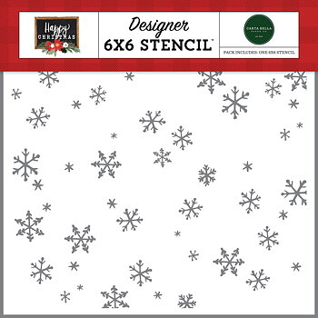Carta Bella Tis The Season Stencil 