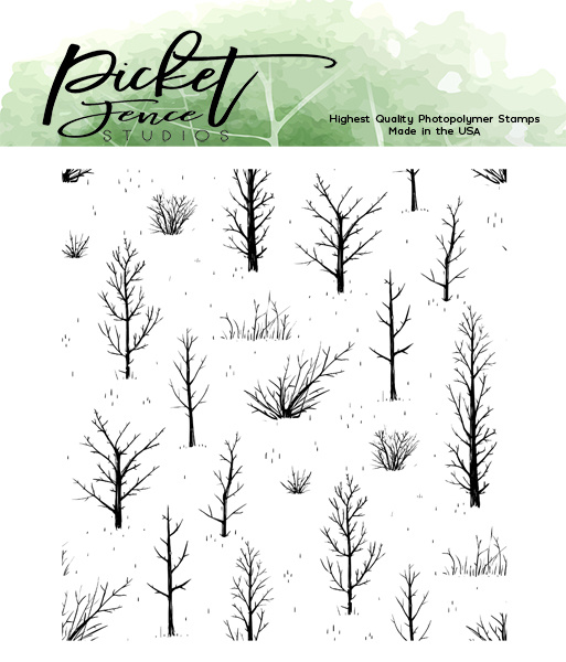 PICKET FENCE STUDIOS -Autumn Field 4x4 Inch Clear Stamps