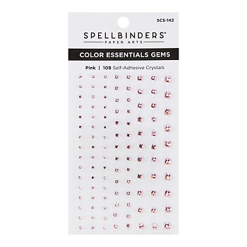 Spellbinders Pink Mix Color Essentials Gems  