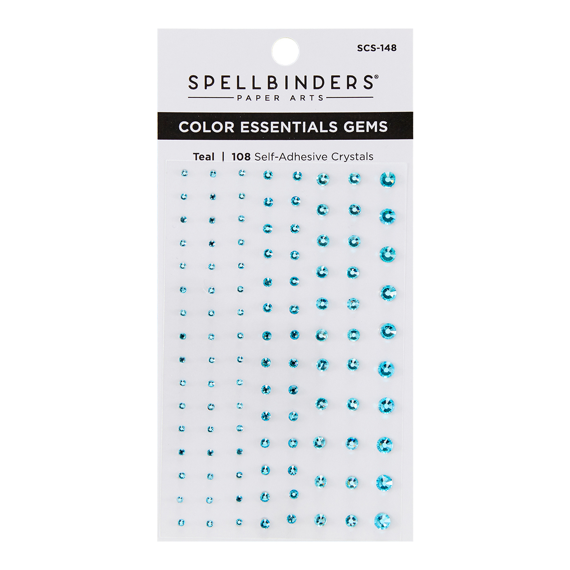 Spellbinders Teal  Mix Color Essentials Gems  