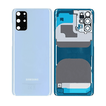Original Samsung Galaxy S20 Plus Baksida Med Tejp - Blå